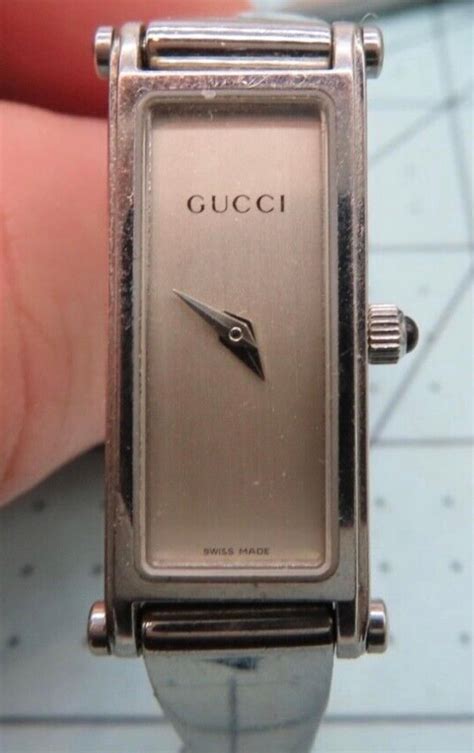 gucci 1500l swiss made stainless steel|Gucci 1500l.